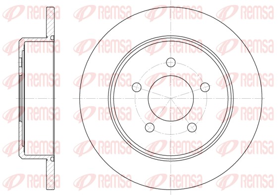 REMSA 6746.00 - Тормозные диски