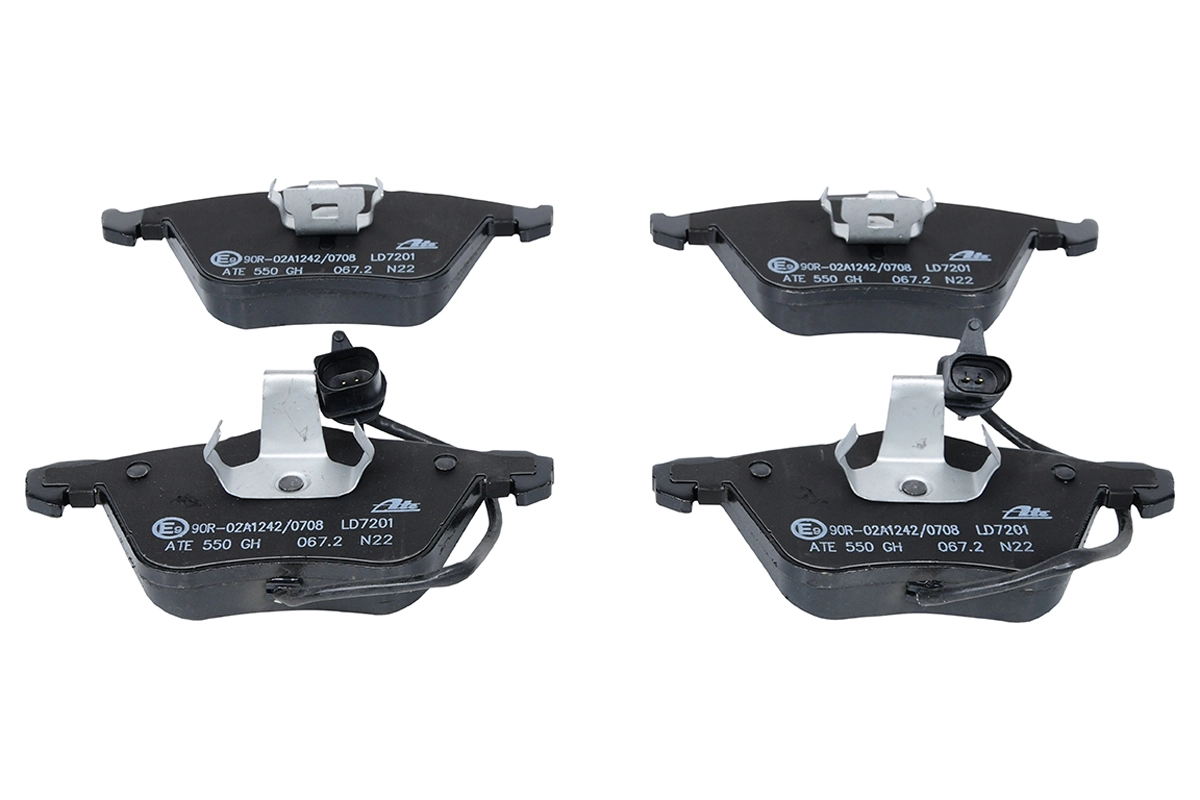 ATE 13.0470-7201.2 - Комплект тормозных колодок, дисковый тормоз ATE Ceramic