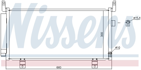 NISSENS 940437 - Радиатор кондиционера