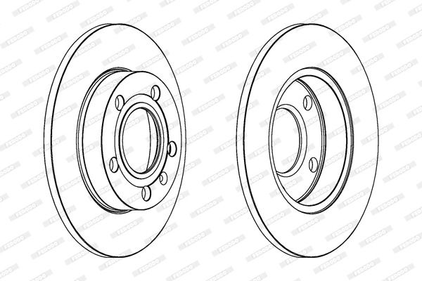 FERODO DDF1709 - Тормозной диск PREMIER