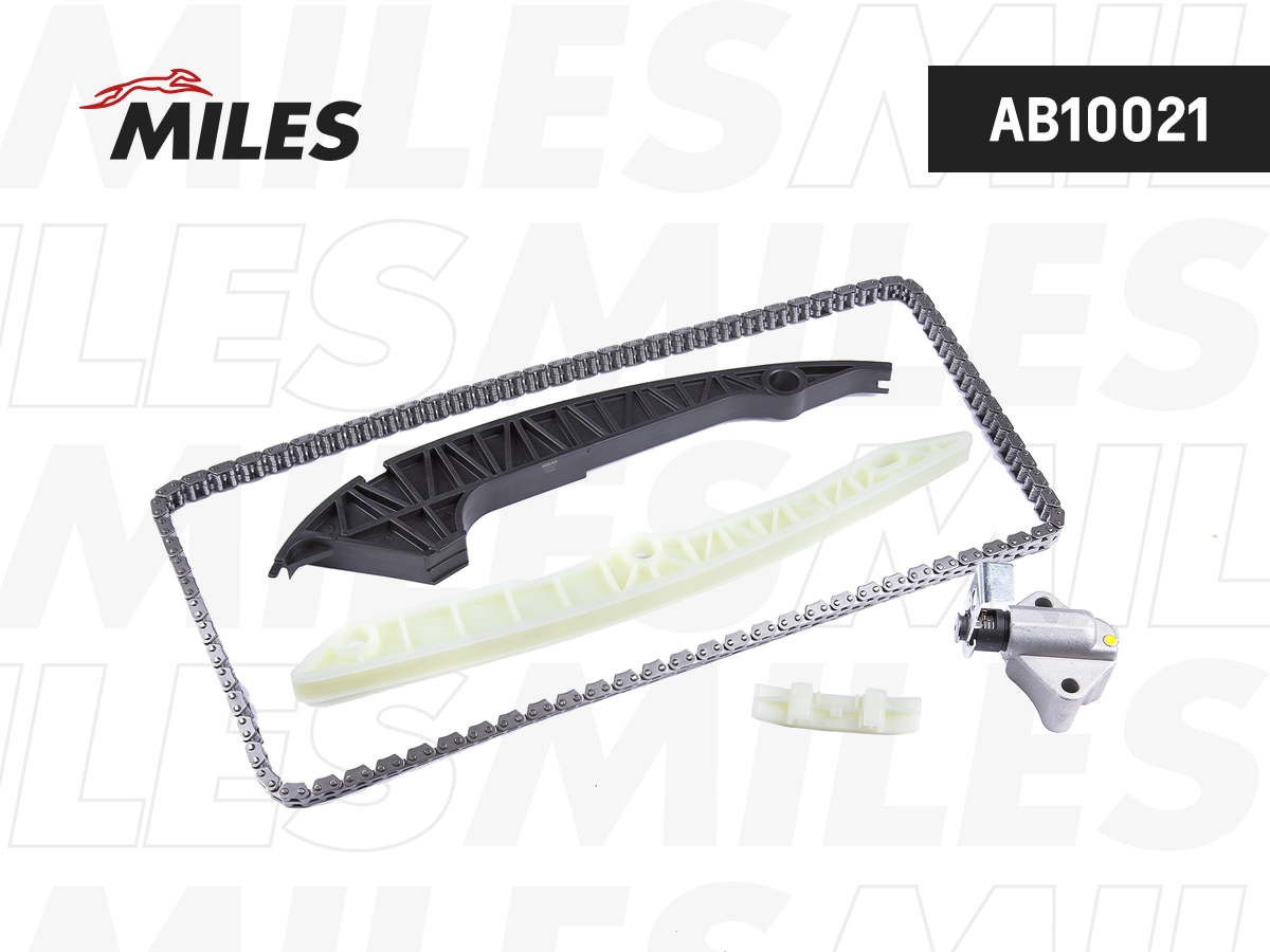 MILES AB10021 - Комплект цепи ГРМ