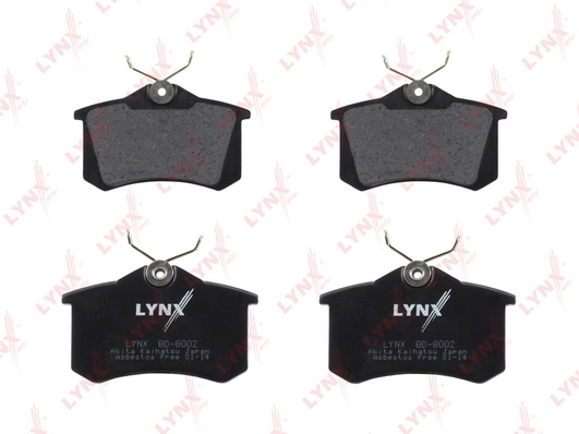 LYNXAUTO BD-8002 - Тормозные колодки 