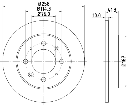NISSHINBO ND6006K - Тормозные диски
