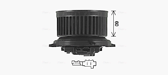 AVA QUALITY COOLING MS8765 - Моторчик печки