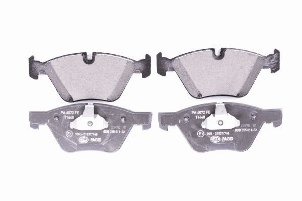 HELLA PAGID 8DB 355 011-321 - Тормозные колодки 
