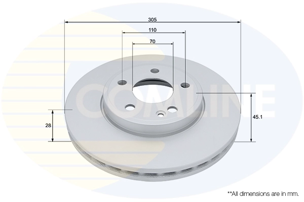 COMLINE ADC2978V - Тормозные диски