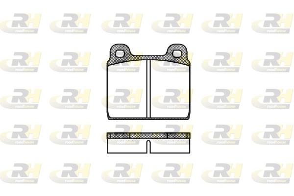 ROADHOUSE 2002.20 - Тормозные колодки 