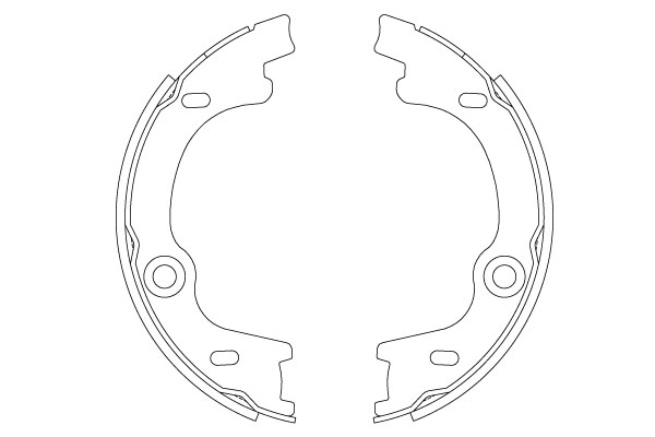 TRW GS8807 - Барабанные колодки