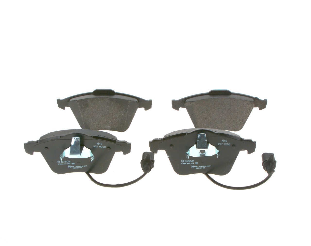 BOSCH 0 986 495 272 - Тормозные колодки 