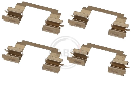 A.B.S. 1627Q - Ремкомплект тормозных колодок