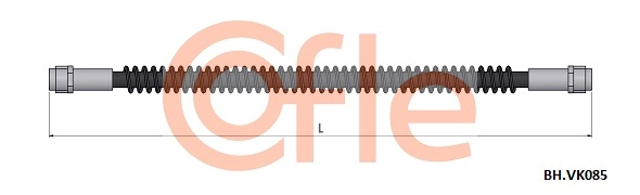COFLE 92BHVK084 - Тормозные шланги