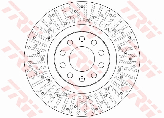 TRW DF6189S - Тормозные диски