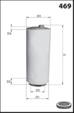MECAFILTER EL3954 - Воздушный фильтр