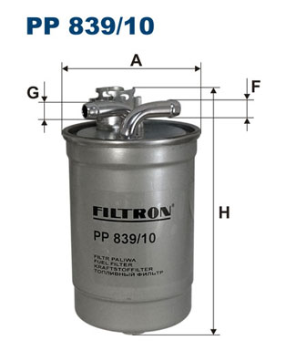 FILTRON PP839/10 - Топливный фильтр
