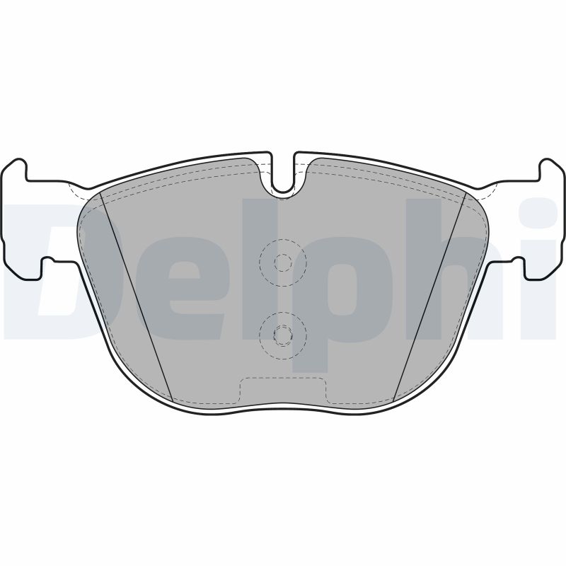 DELPHI LP2090 - Тормозные колодки 