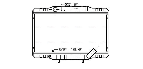 AVA QUALITY COOLING MTA2062 - Радиатор охлаждения