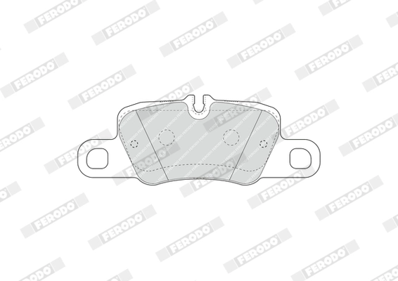 FERODO FDB4713 - Тормозные колодки 