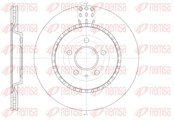 REMSA 61492.10 - Тормозные диски