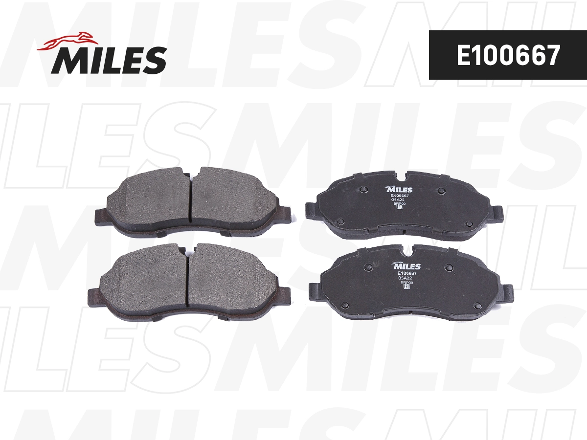 MILES E100667 - Тормозные колодки 