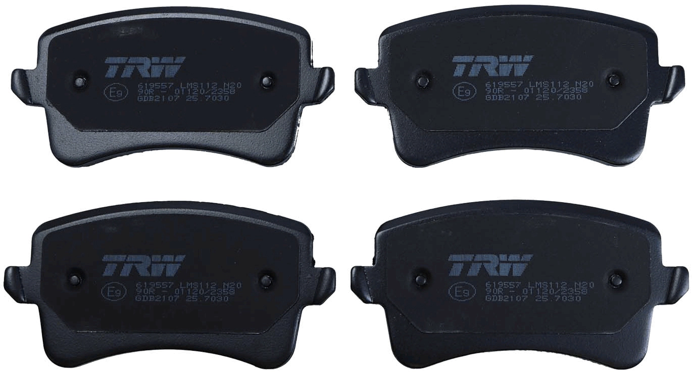 TRW GDB2107 - Тормозные колодки 