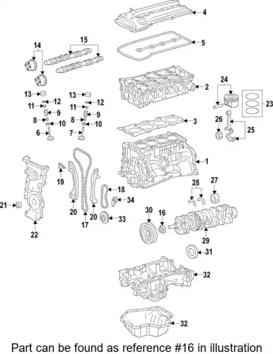 NISSAN 13021ee50d - Шестеpня 13021-EE50D