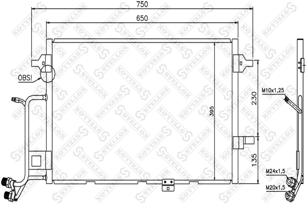 Радиатор кондиционера
