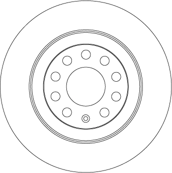 TRW DF4434 - Тормозные диски