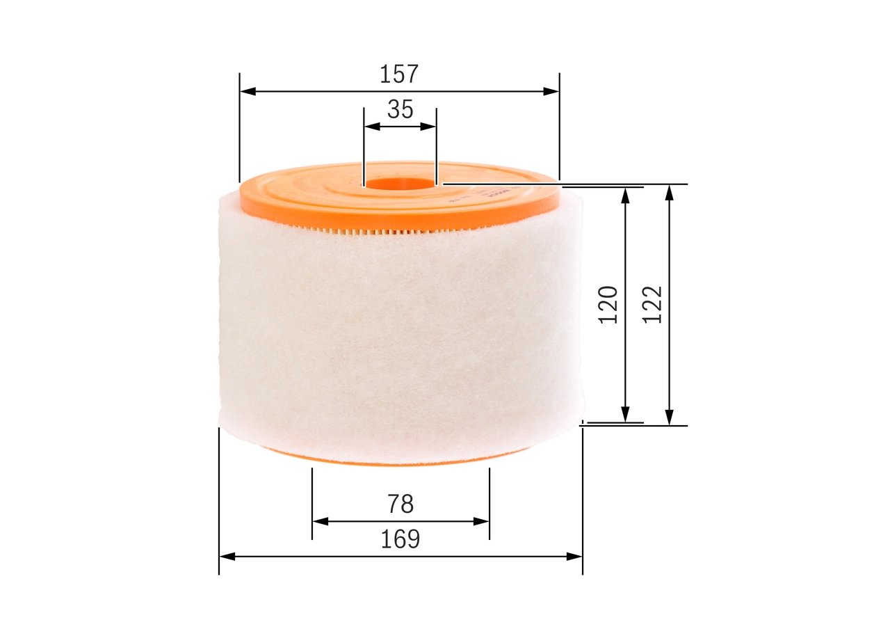 BOSCH F 026 400 289 - Воздушный фильтр