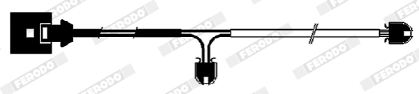 FERODO FWI273 - Сигнализатор, износ тормозных колодок PREMIER