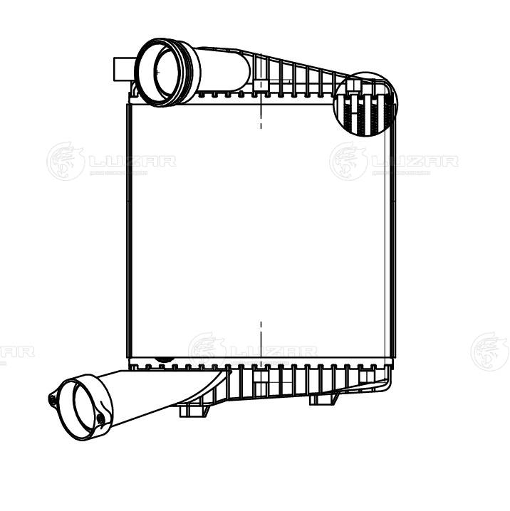 LUZAR LRIC 1855 - Интеркулер
