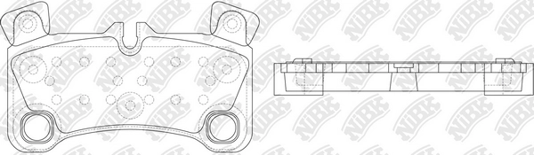 NIBK PN0530 - Тормозные колодки 