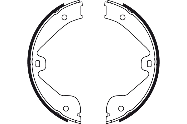 TRW GS8718 - Барабанные колодки