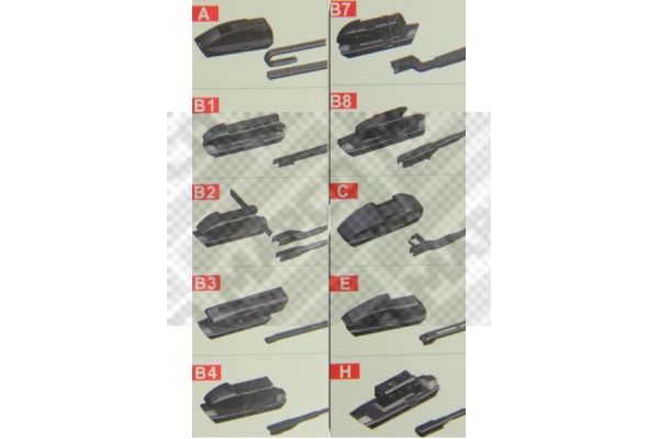 MAPCO 104650HPS - Щетки стеклоочистителя