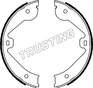 TRUSTING 052.131 - Барабанные колодки