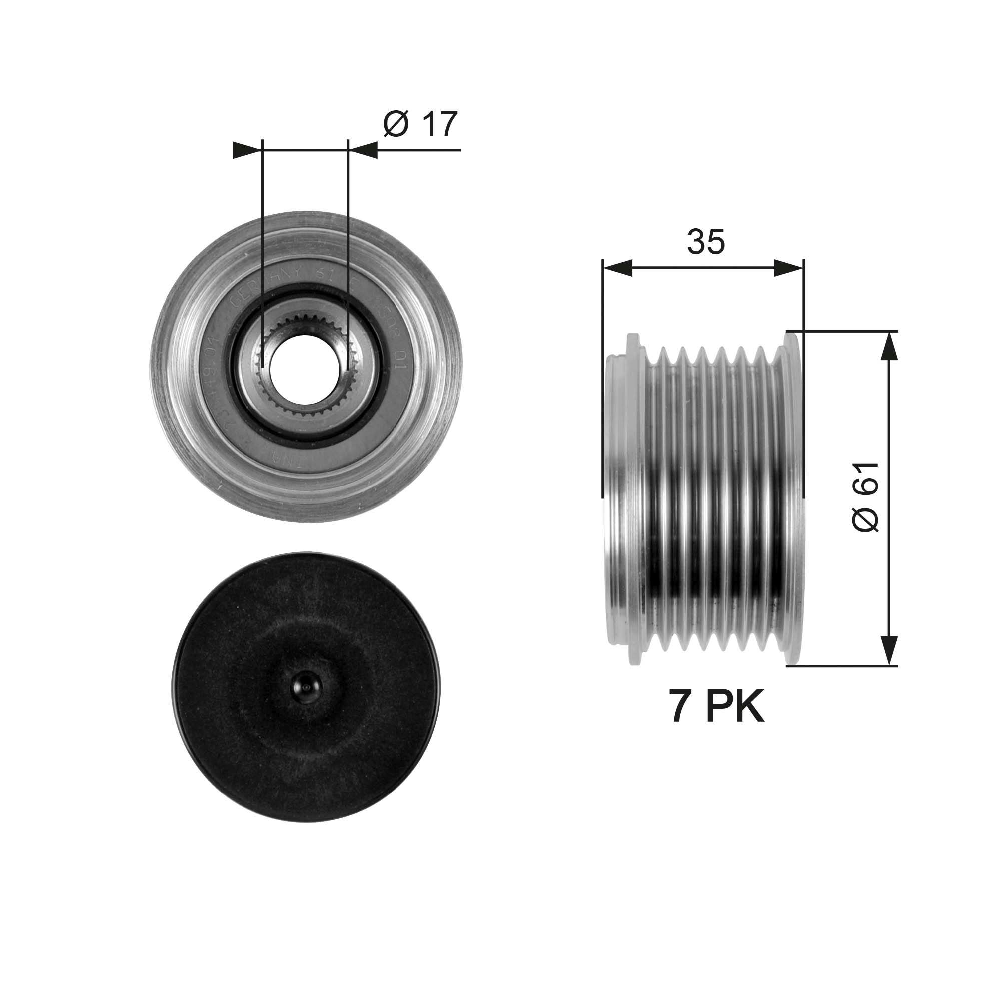 Шкив генератора