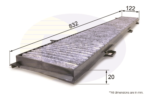 COMLINE EKF107A - Салонный фильтр
