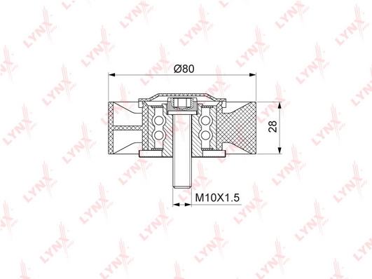Ролик обводной приводного ремня