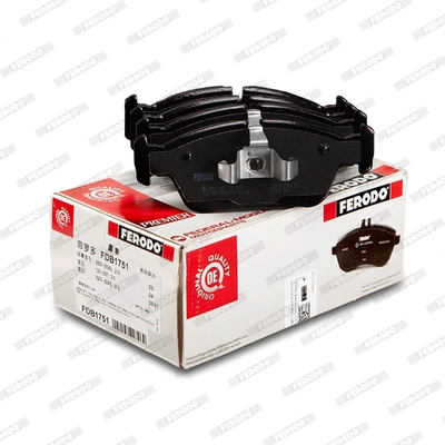 FERODO FDB1751 - Комплект тормозных колодок, дисковый тормоз PREMIER ECO FRICTION