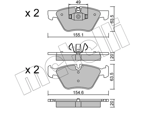 Тормозные колодки 