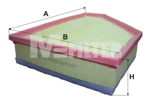MFILTER K 7020 - Воздушный фильтр