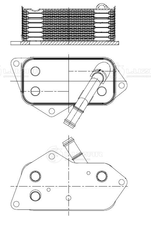 LUZAR LOc 2633 - Масляный радиатор