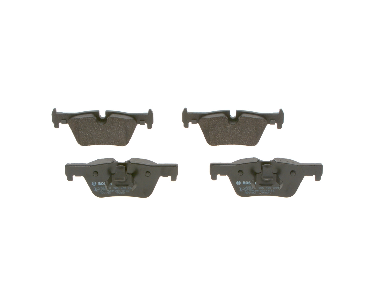 BOSCH 0 986 495 289 - Тормозные колодки 