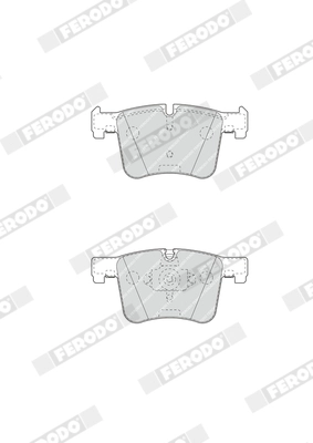 FERODO FDB4394 - Комплект тормозных колодок, дисковый тормоз FUSE+ Technology