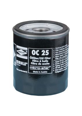 MAHLE OC 25 - Масляный фильтр