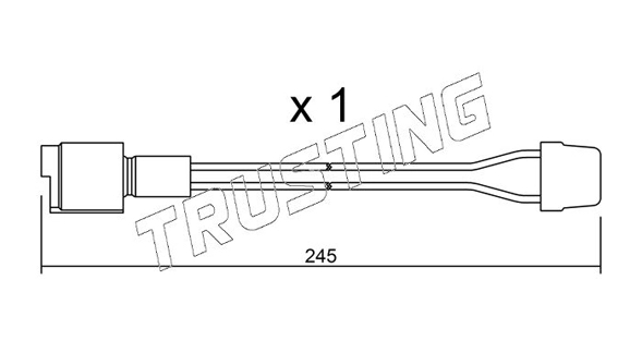 TRUSTING SU.072 - Датчик износа тормозных колодок