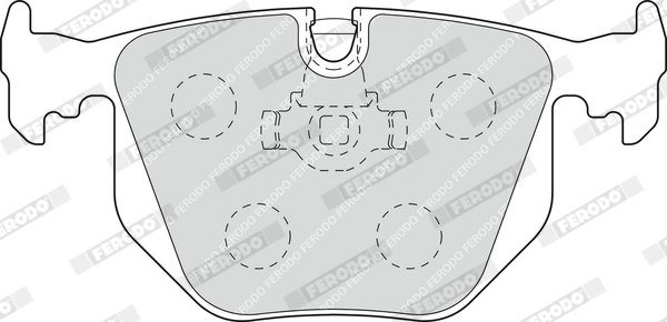 FERODO FDB1483 - Комплект тормозных колодок, дисковый тормоз PREMIER ECO FRICTION