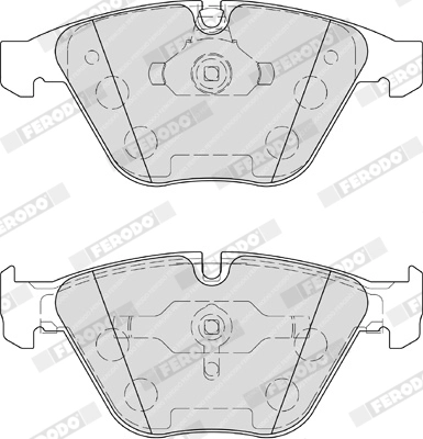 FERODO FDB4221 - Комплект тормозных колодок, дисковый тормоз PREMIER ECO FRICTION
