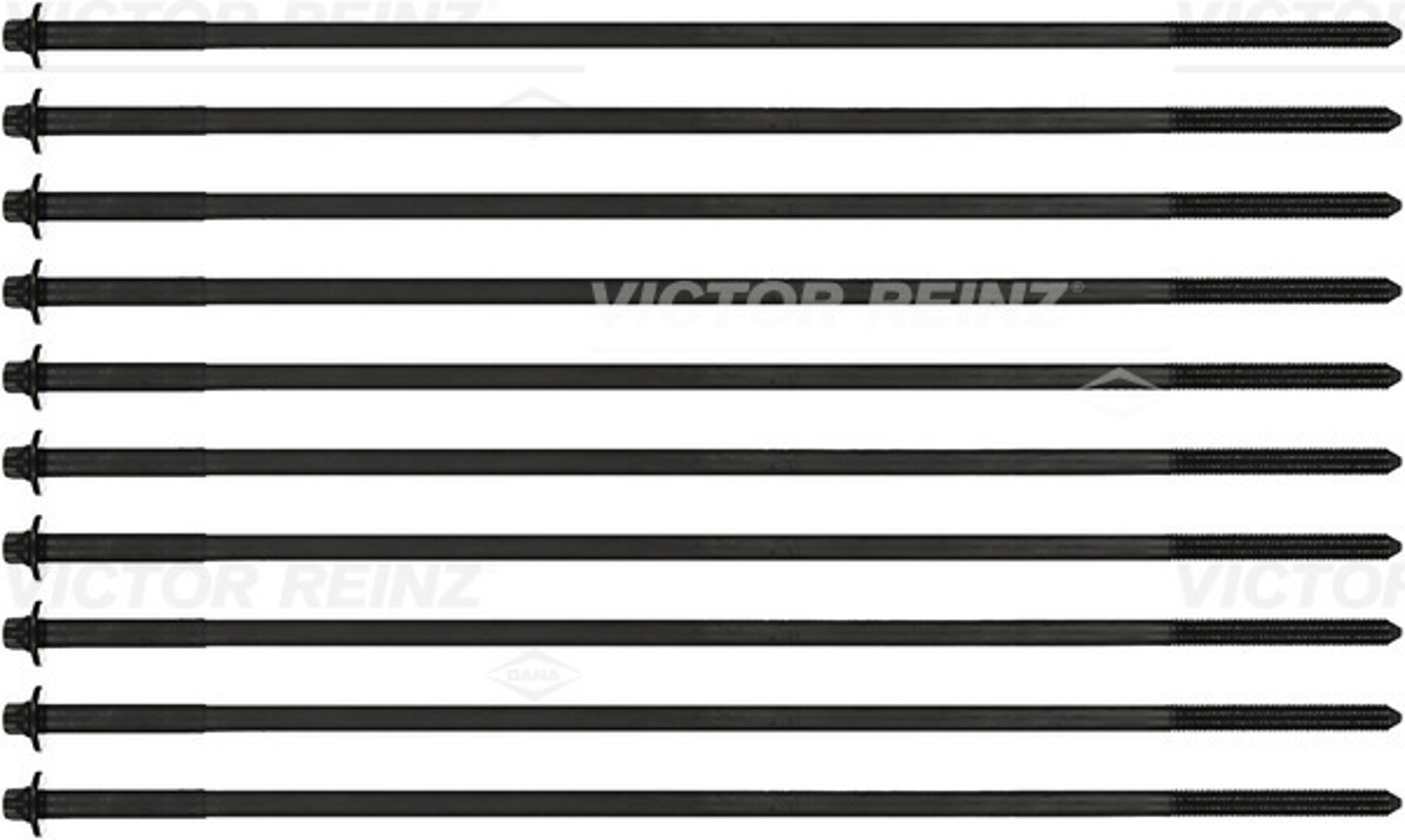 REINZ 143210001 - Комплект болтов ГБЦ Rover 111/114/211/214/216/218/414/416/25/45/75 1.1, 1.4, 1.6, 1.8 90-