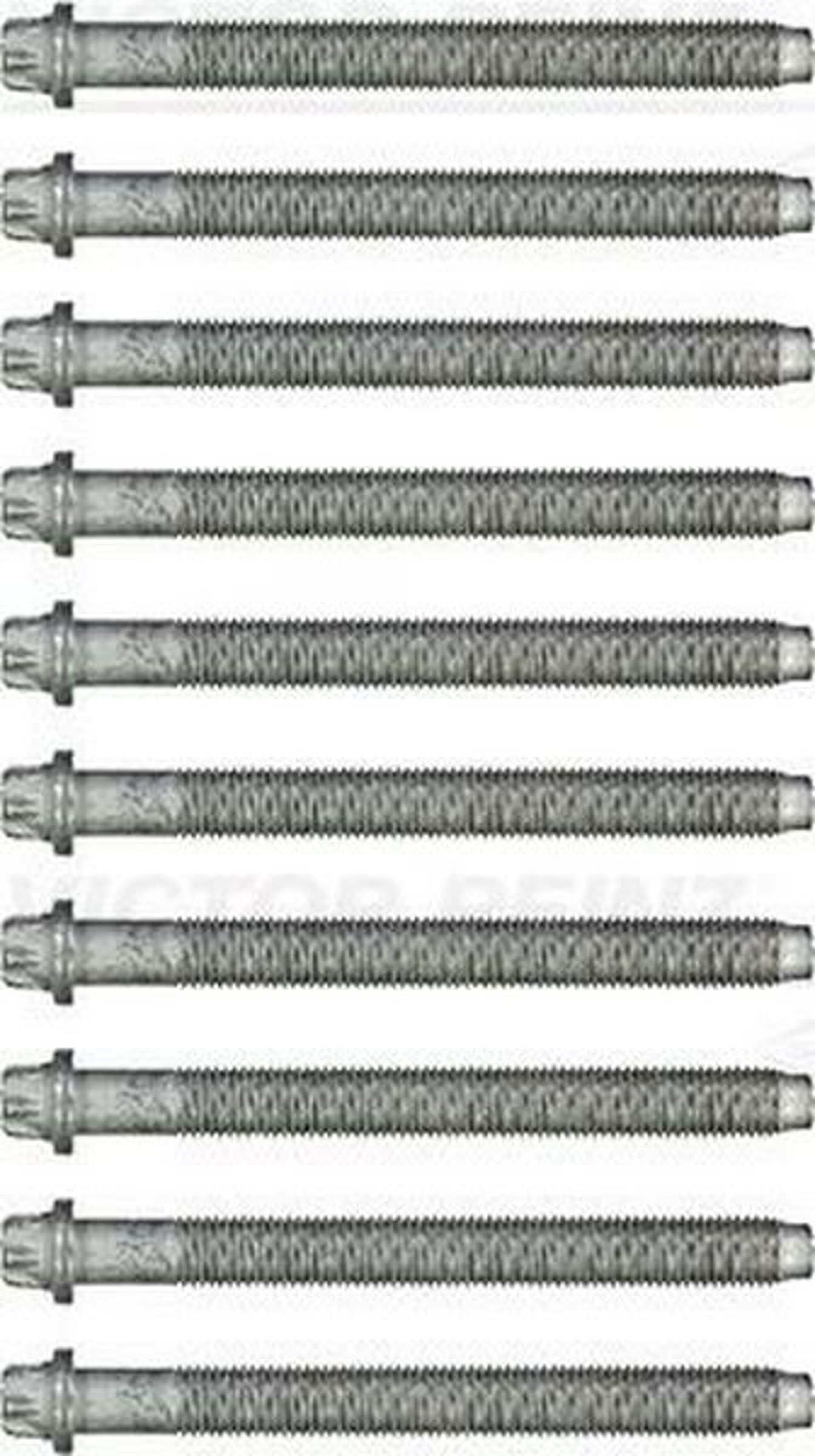 REINZ 143214601 - Комплект болтов ГБЦ Renault 1.9DCI 00>