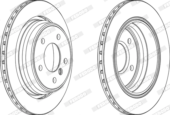 FERODO DDF836 - Тормозной диск PREMIER
